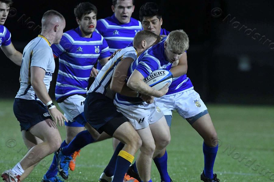 Wheaton Men\'s Rugby vs Mass Maritime.  Photo by Keith Nordstrom